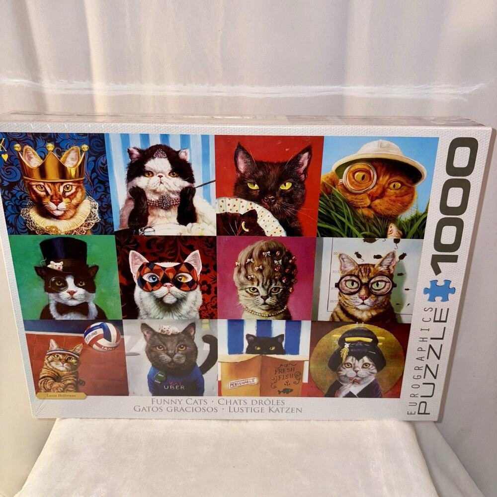 Eurographics Funny Cats Puzzle - 1000 Pieces